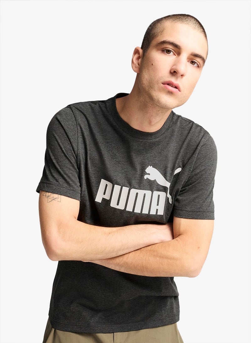 PUMA Essential No. 1 Logo Heather T-Shirt - Image 1